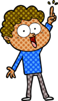 cartoon happy man png