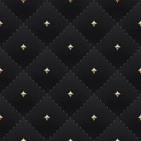 Seamless luxury dark black pattern and background vector