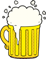 jarra de cerveza de dibujos animados png