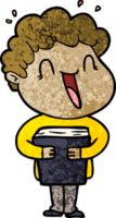 hombre feliz de dibujos animados png