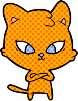 gato bonito dos desenhos animados png