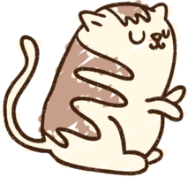 Cat Chalk Drawing png