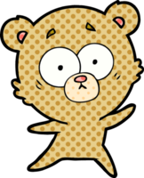 anxious bear cartoon png