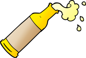 schäumende flasche des cartoon-doodles png