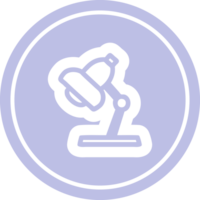 trabajo lámpara circular icono símbolo png