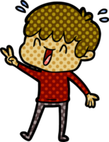 niño riendo de dibujos animados png