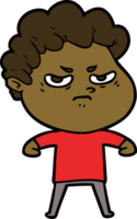 cartoon angry man png