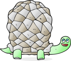 mano dibujado dibujos animados tortuga png