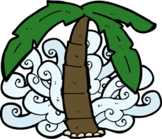 Cartoon-Palme-Symbol png