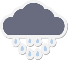 storm cloud sticker png