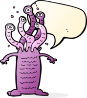 cartoon monster with speech bubble png