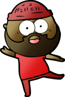 homme barbu de dessin animé png