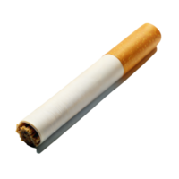 un de cerca ver de un cigarrillo con un blanco filtrar demostración textura detalles png