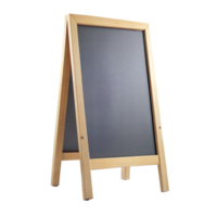 Vide un cadre tableau noir permanent droit sur une transparent toile de fond png