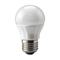 LED light bulb isolated on transparent background png