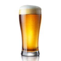 un frío, espumoso cerveza con un cremoso espuma parte superior soportes Listo para un brindis png