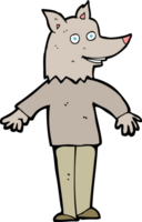 Cartoon glücklicher Werwolf png