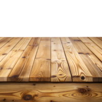 fermer de une brillant en bois table mettant en valeur le Naturel texture png