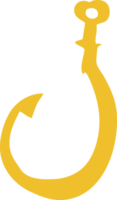 cartoon doodle hook png