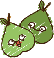 Happy Pears Chalk Drawing png