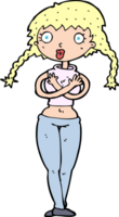 cartoon offended woman covering herself png