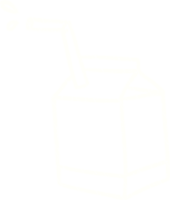 dibujo de tiza de cartón de leche png