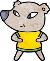 lindo oso de dibujos animados png