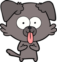 perro de dibujos animados con la lengua fuera png