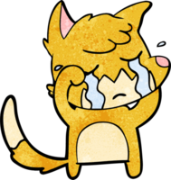 crying fox cartoon png