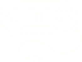 disegno a gesso del controller di gioco png