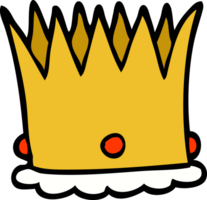 cartoon doodle royal crown png