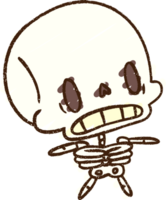 Skeleton Chalk Drawing png