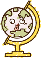 dibujo de tiza de globo png