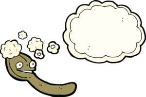 cartoon spoon with thought bubble png