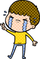 cartoon man crying png