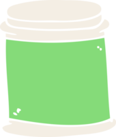 Cartoon-Doodle-Vitamin-Töpfe png