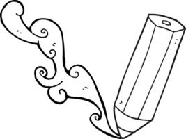 main tiré noir et blanc dessin animé crayon griffonner png