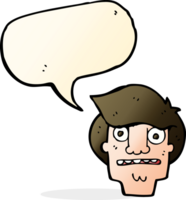cartoon shocked face with speech bubble png
