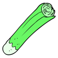 hand drawn cartoon leek png