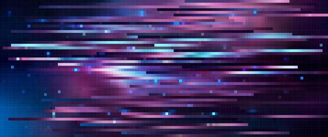 Trendy glitch pattern on dark background. Modern style . Abstract geometric elements vector