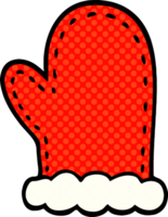 cartoon doodle oven mitts png