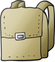 hand drawn cartoon bag png