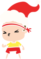 mano dibujado Navidad dibujos animados de kawaii chico png