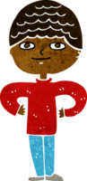 cartone animato uomo orgoglioso png