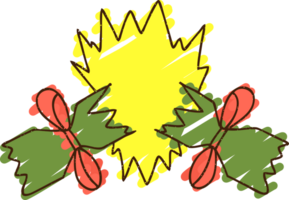 kerstkraker krijttekening png