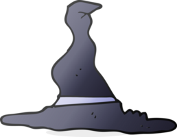 hand drawn cartoon witch's hat png