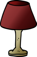 lampe de bureau doodle dessin animé png