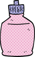 comic book style cartoon squirt bottle png