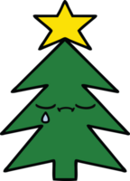 carino cartone animato di un' Natale albero png