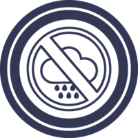 no bad weather circular icon symbol png